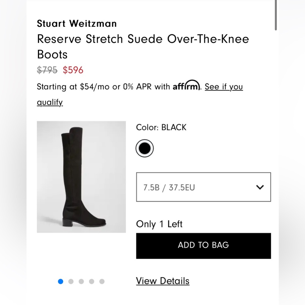 Stuart Weitzman over-the-knee boots